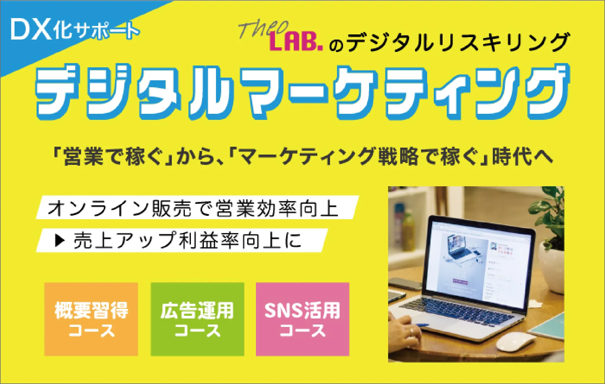TheoLAB.のデジタルリスキリング デジタルマーケンティング